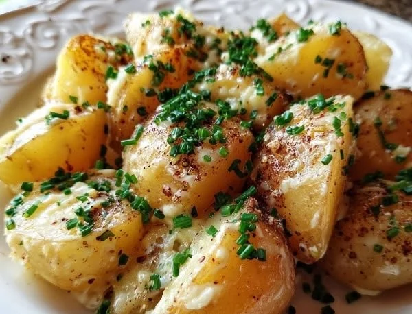 Creamy Buttery Irish Potatoes served in a bowl