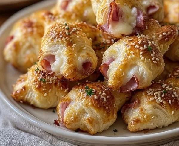 Delicious Easter Bunny Crescent Bites shaped like bunnies with festive decorations