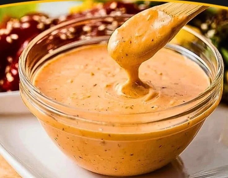 Homemade Yum Yum Sauce recipe for hibachi dishes