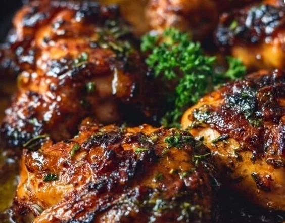 Deliciously marinated Indonesian Chicken served with rice and vegetables.