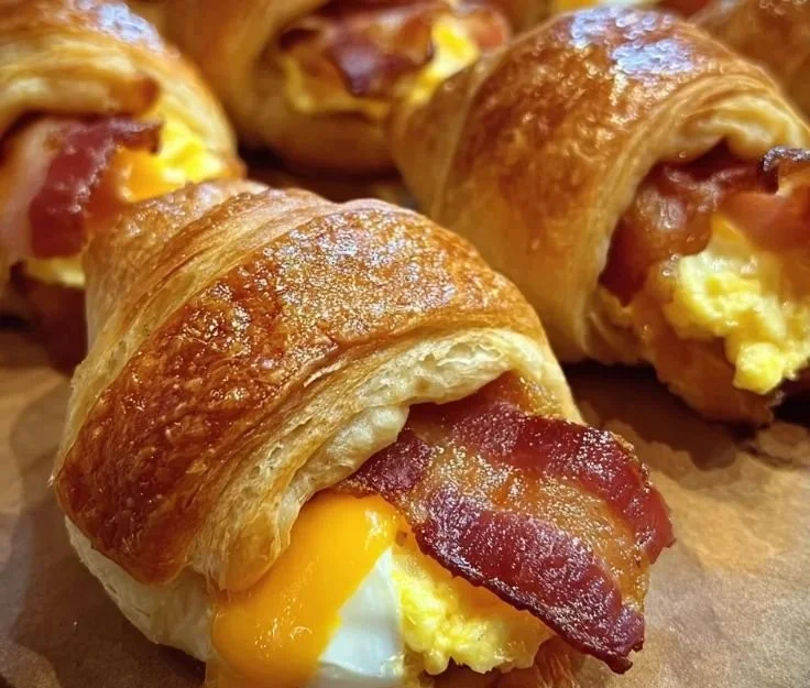 Pillsbury Crescent Rolls served for breakfast with butter and jam