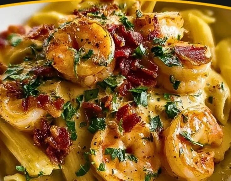 Delicious shrimp pasta dish ready to impress at dinner, inspired by Marry Me recipe.