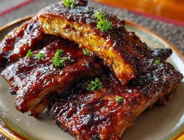 Smoky Sweet and Tangy Rib Marinade recipe for delicious BBQ ribs
