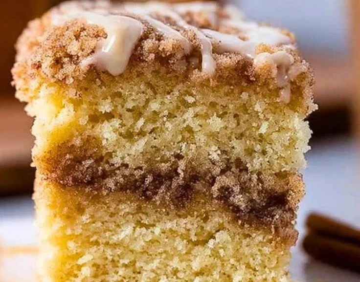 Homemade Starbucks coffee cake copycat recipe with crumb topping.
