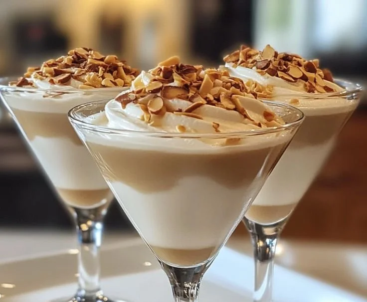 Delicious Amaretto Cream Kiss dessert showcasing creamy texture and flavors.