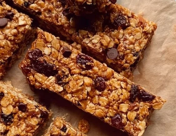 Chewy granola bars made with wholesome ingredients for a tasty snack