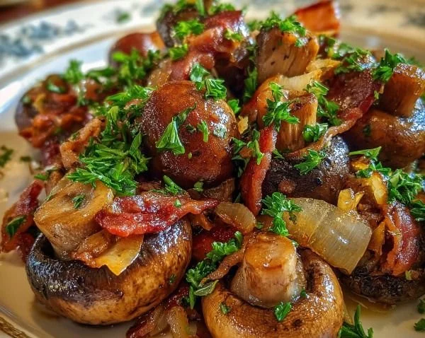 Delicious Cowboy Mushrooms freshly harvested and ready for cooking