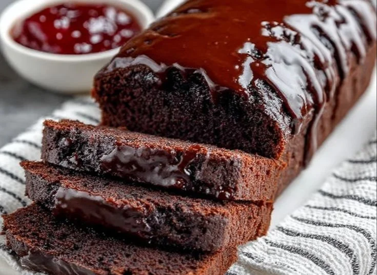 Delicious Hot Fudge Brownie Bread, a chocolatey dessert treat.