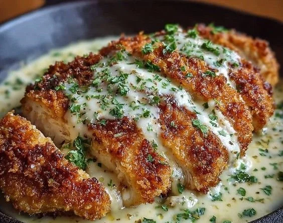 Delicious Parmesan Chicken dish at Longhorn Steakhouse