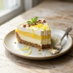 Delicious Lemon Lush dessert with layers of lemon filling and whipped cream