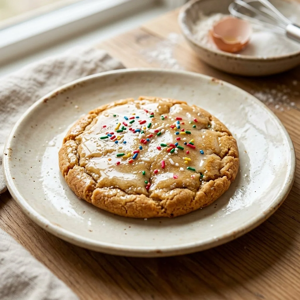 Delicious homemade sugar cookies decorated with icing